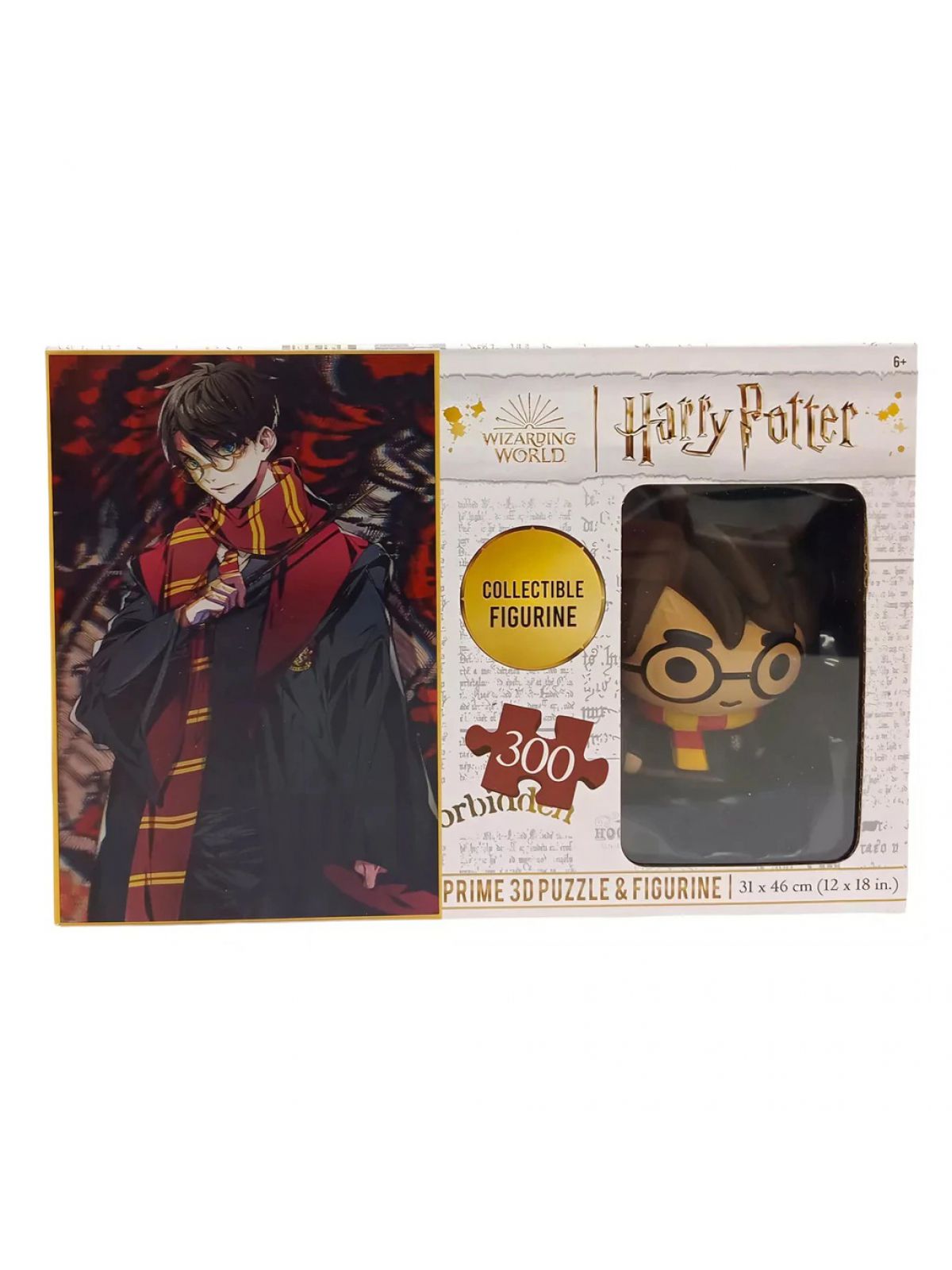 פאזל תלת מימד הארי פוטר + בובה 300 חלקים