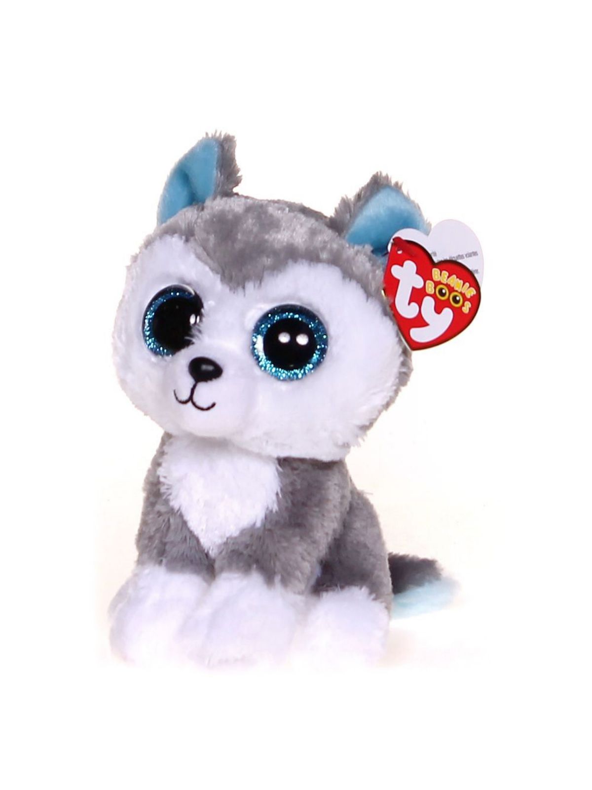 בובת TY עיניים גדולות (S) סלאש הכלב האפור