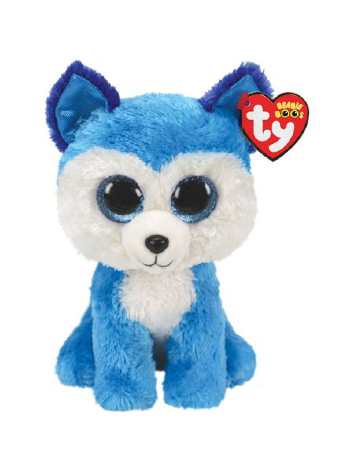פרינס האסקי כחול TY בובת עיניים גדולות (M)