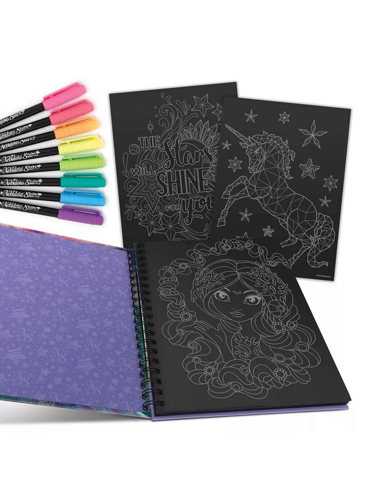 נבולוס ספר צביעה גדול שחור D