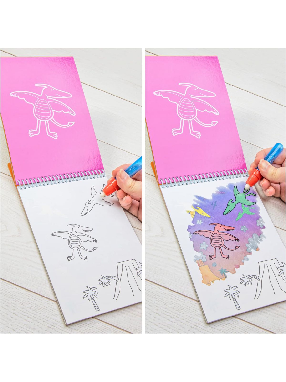 חוברת מים דינוזאורים