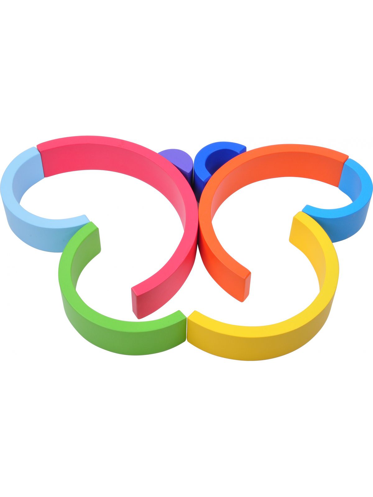 התאם צורה קשת בענן עץ