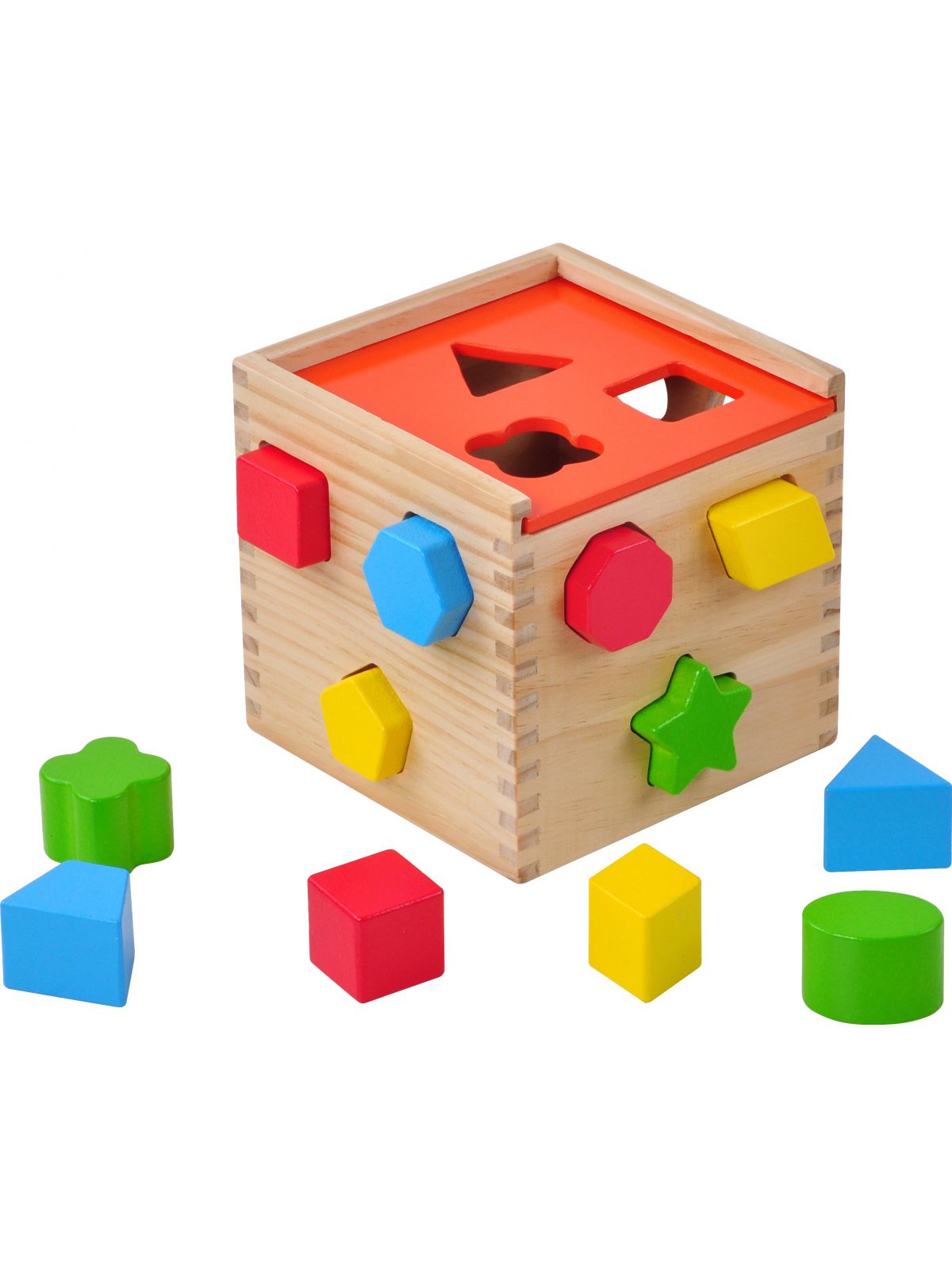 משחק התאם צורה 3D עץ