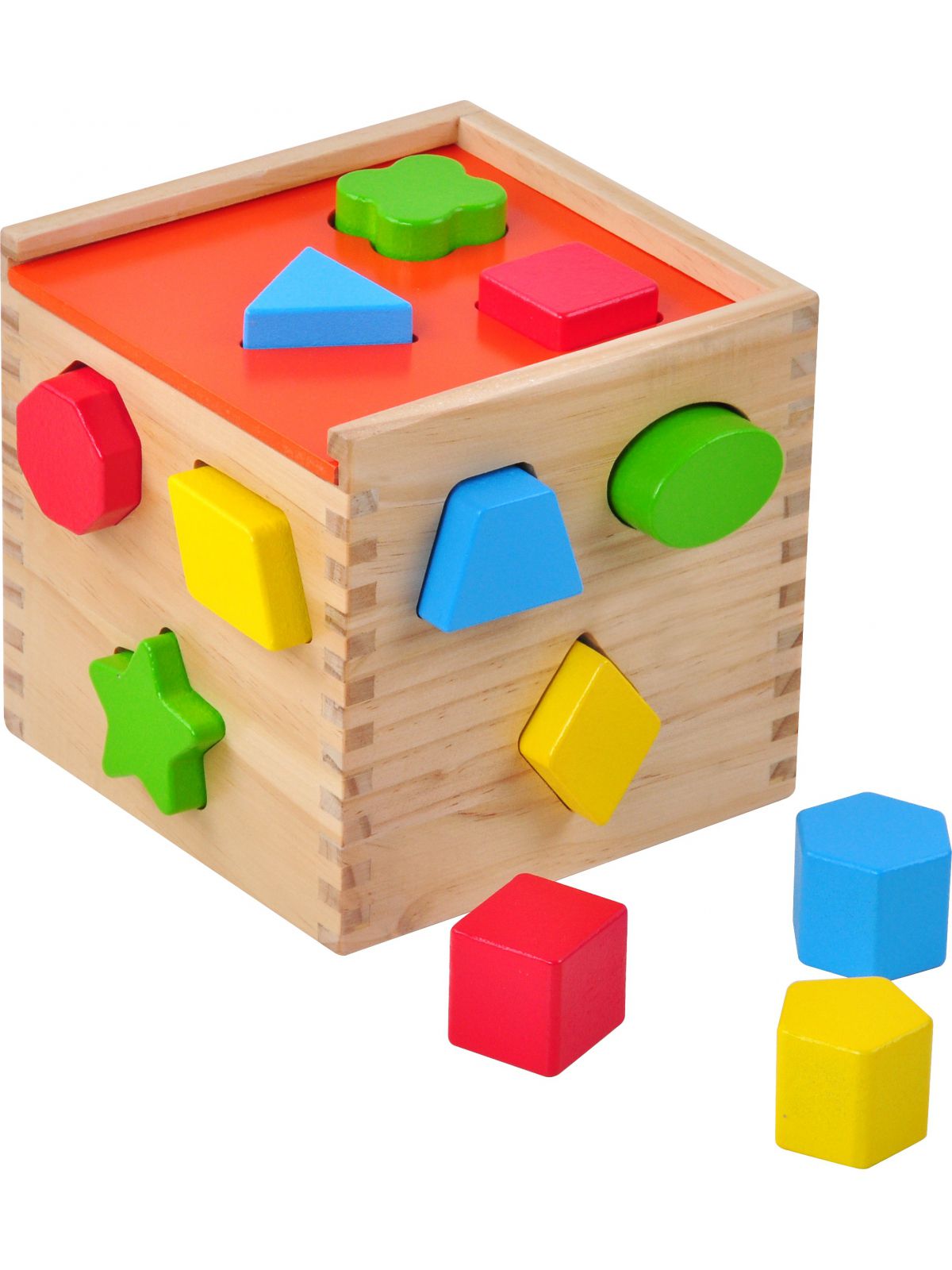 משחק התאם צורה 3D עץ