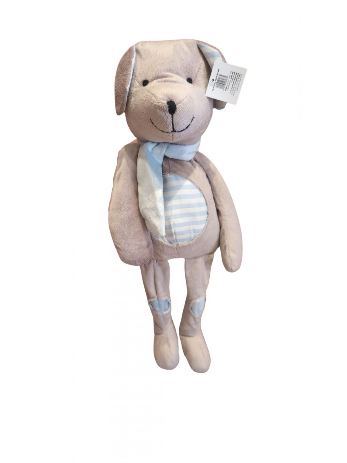 דוב צעיף כחול בובת פרווה