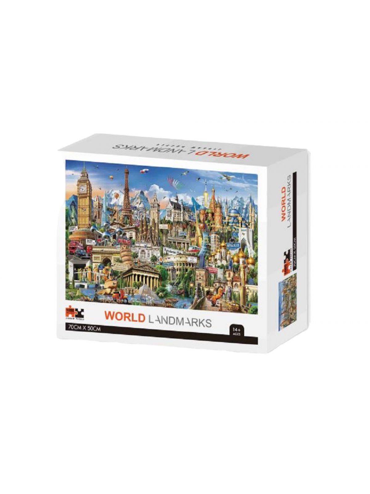 פאזל 1000 חלקים מבנים אייקונים