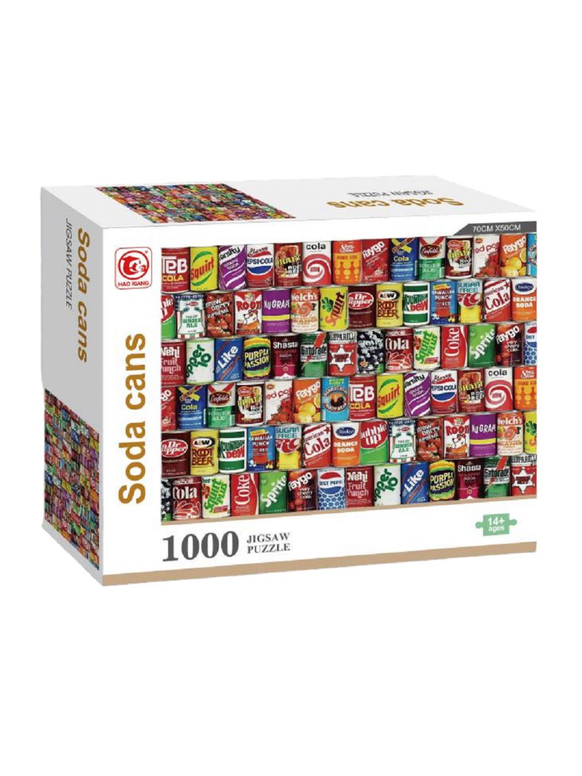 פאזל 1000 חלקים פחיות שתיה