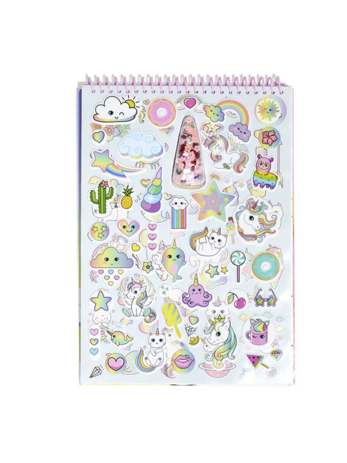 חוברת מדבקות ויצירה חד קרן