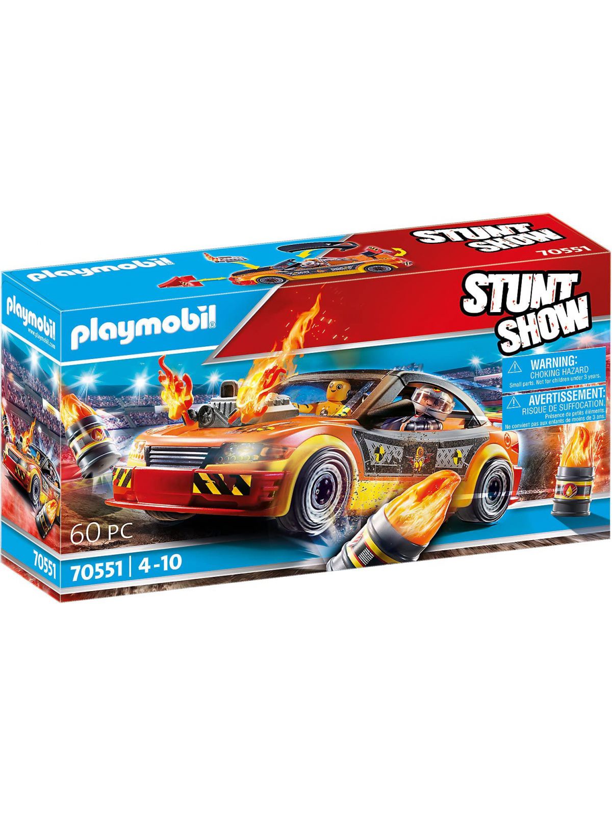 פליימוביל מכונית פעלולים אקסטרים על גלגלים