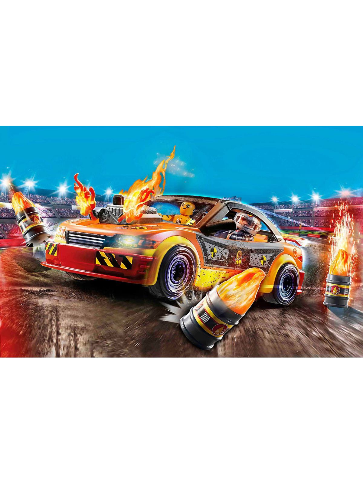 פליימוביל מכונית פעלולים אקסטרים על גלגלים