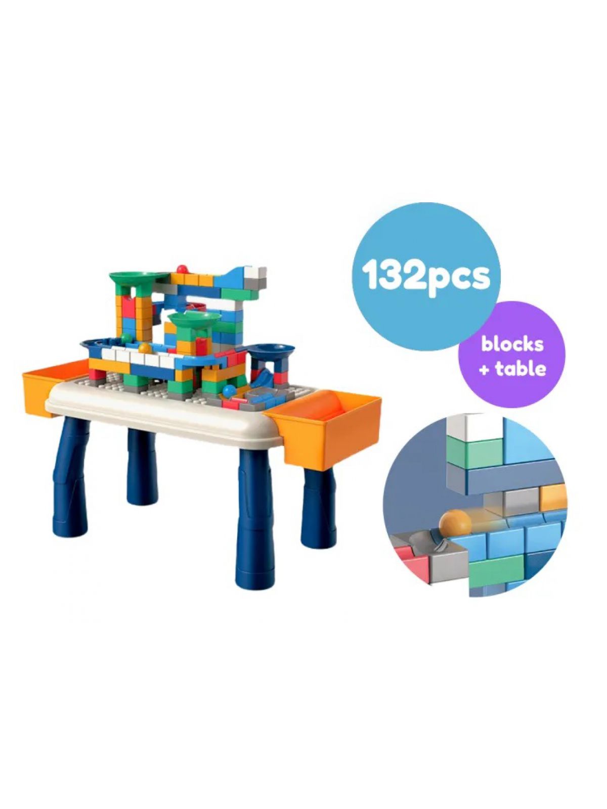 בלוקס עם שולחן 132 חלקים