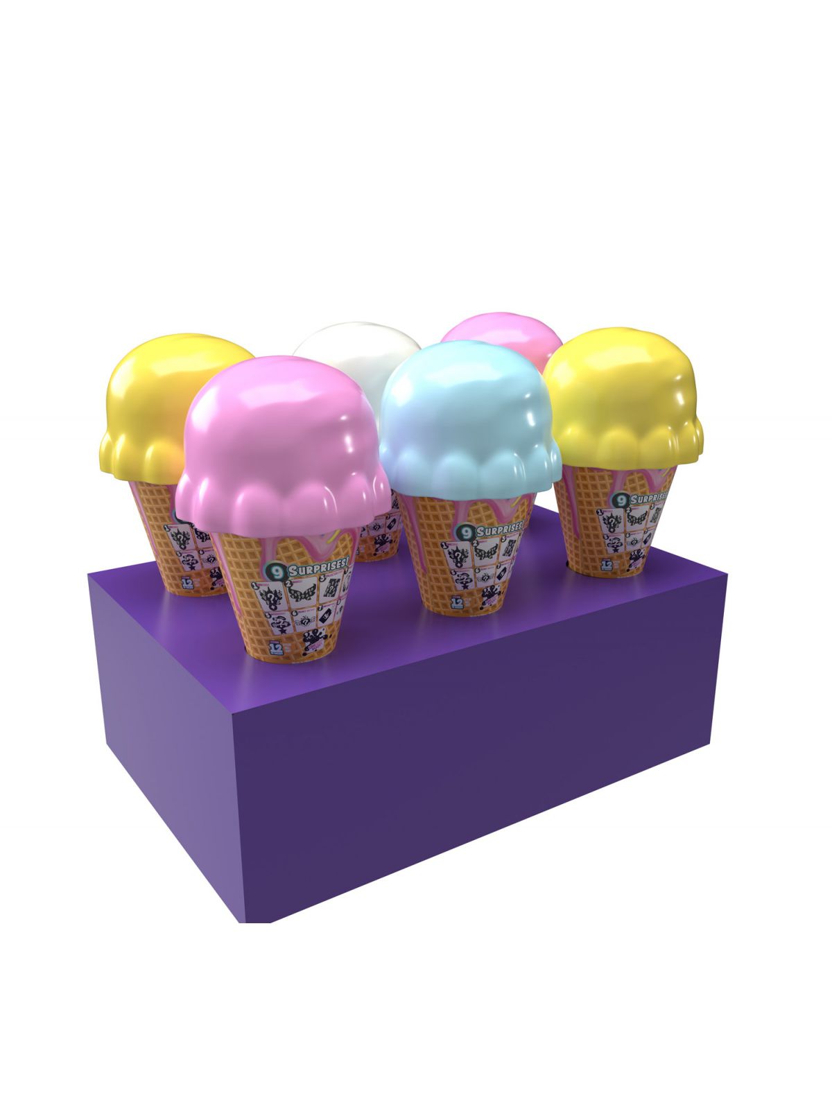 יוניקון - (D ) חד קרן בגביע  UNICONES