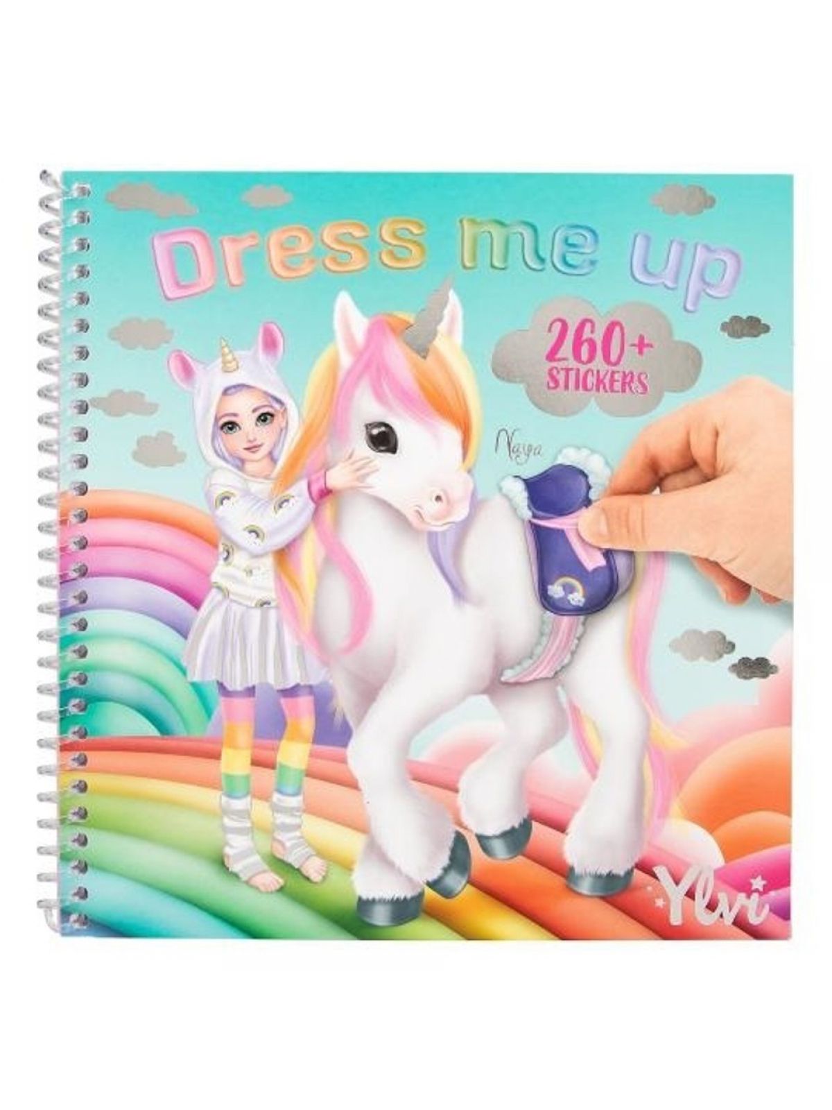 טופ מודל Yivi Dress Me Up חד קרן חוברת יצירה  + 260 מדבקות(3/18)