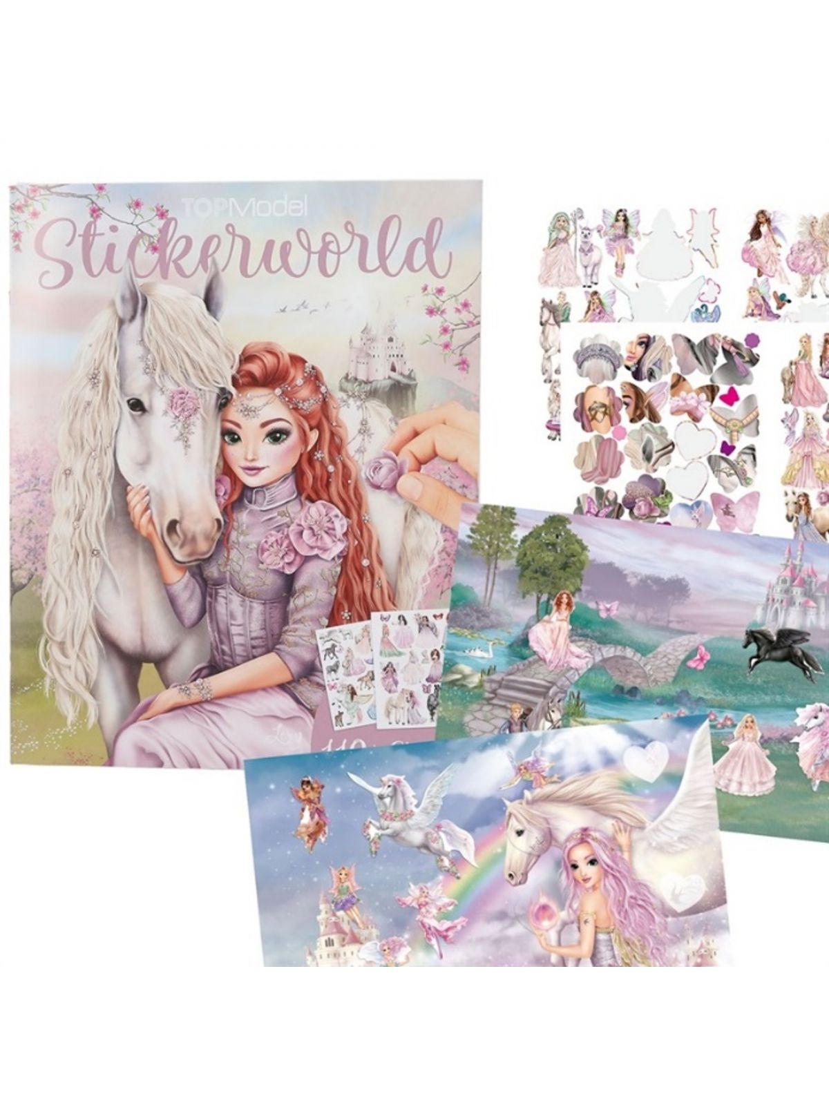 טופ מודל חוברת מדבקות ”VIVA VIOLET” (18)