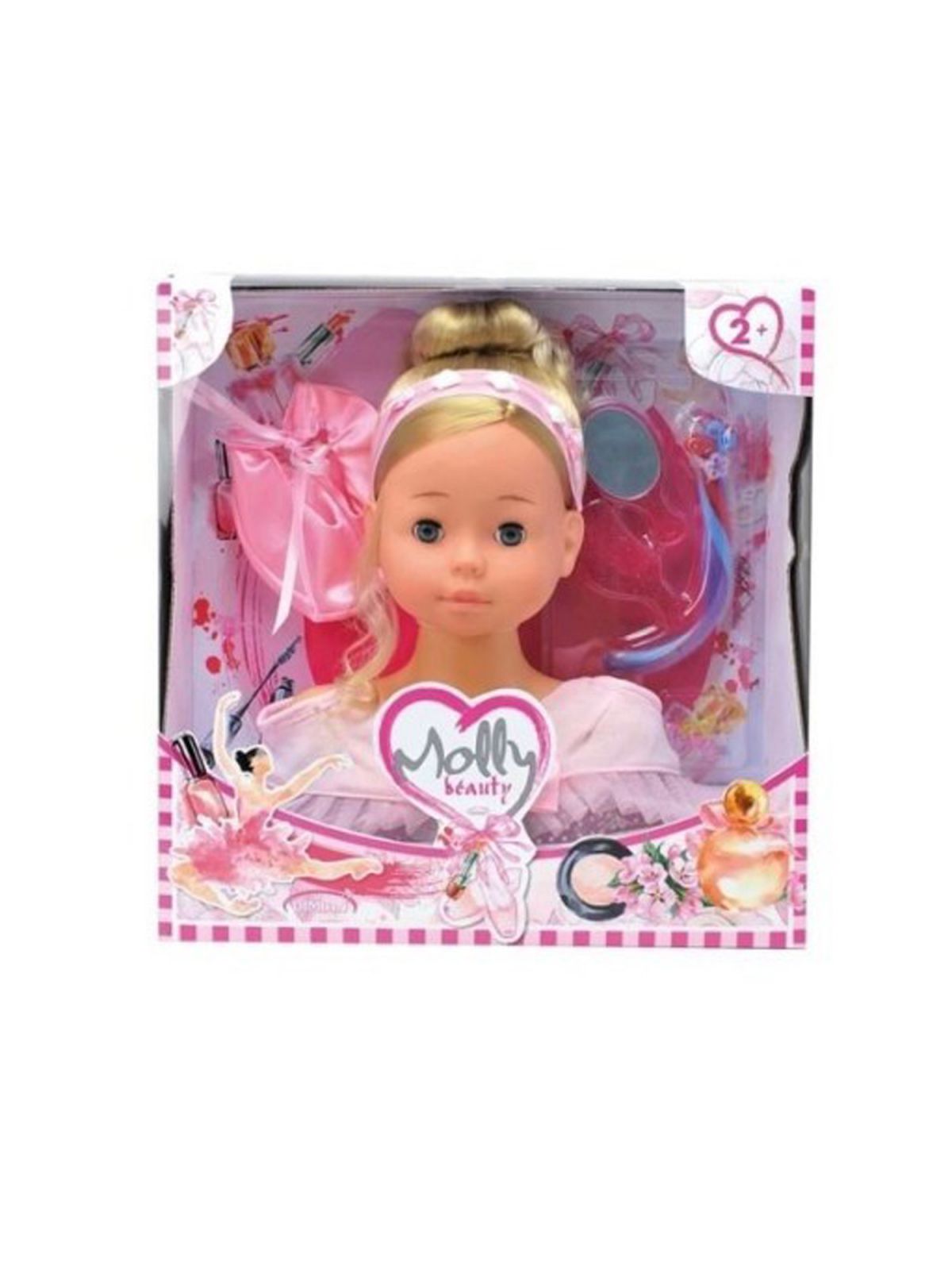 במבולינה מולי ראש בובה עם אביזרים