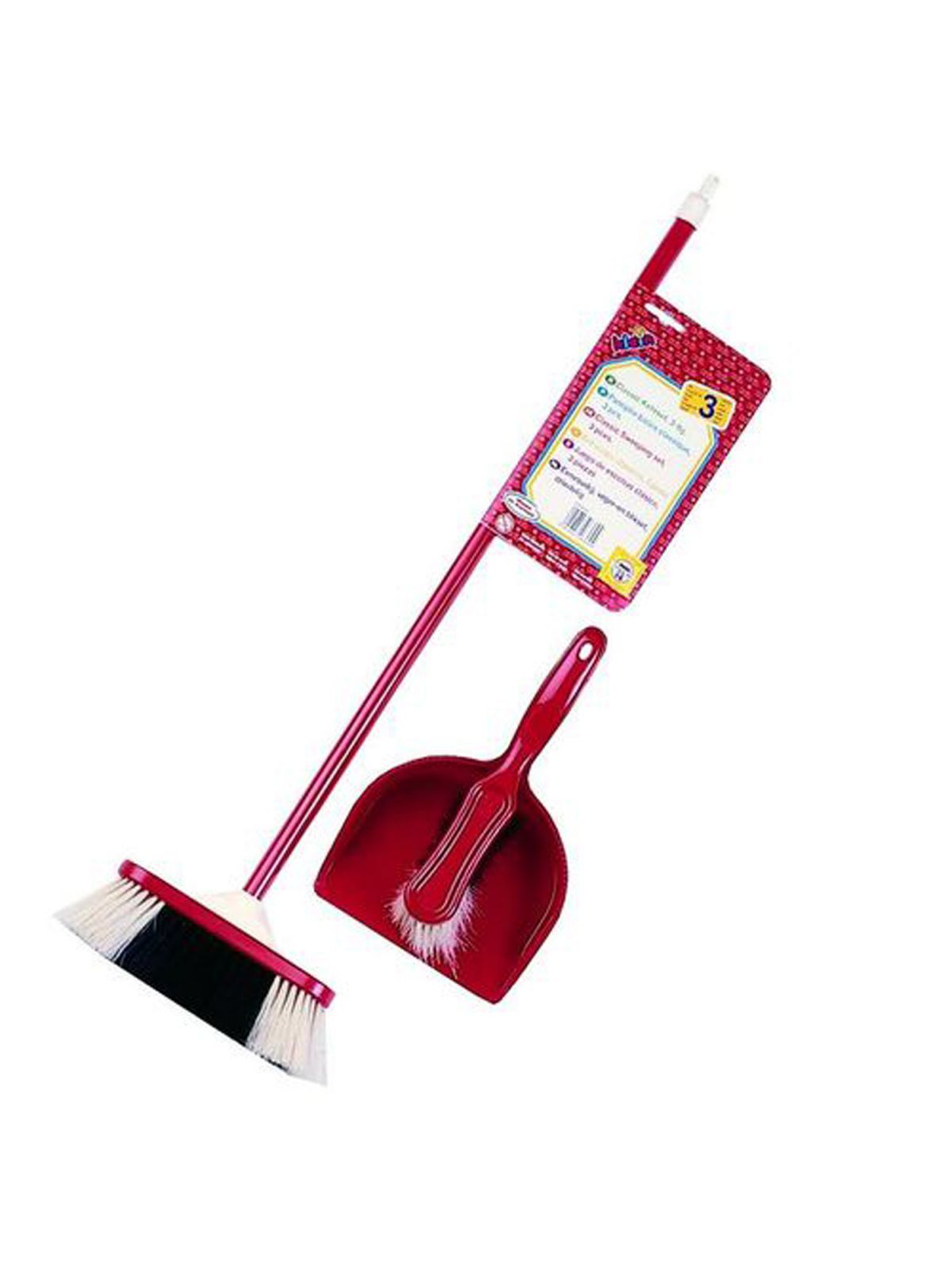 סט ניקיון אדום