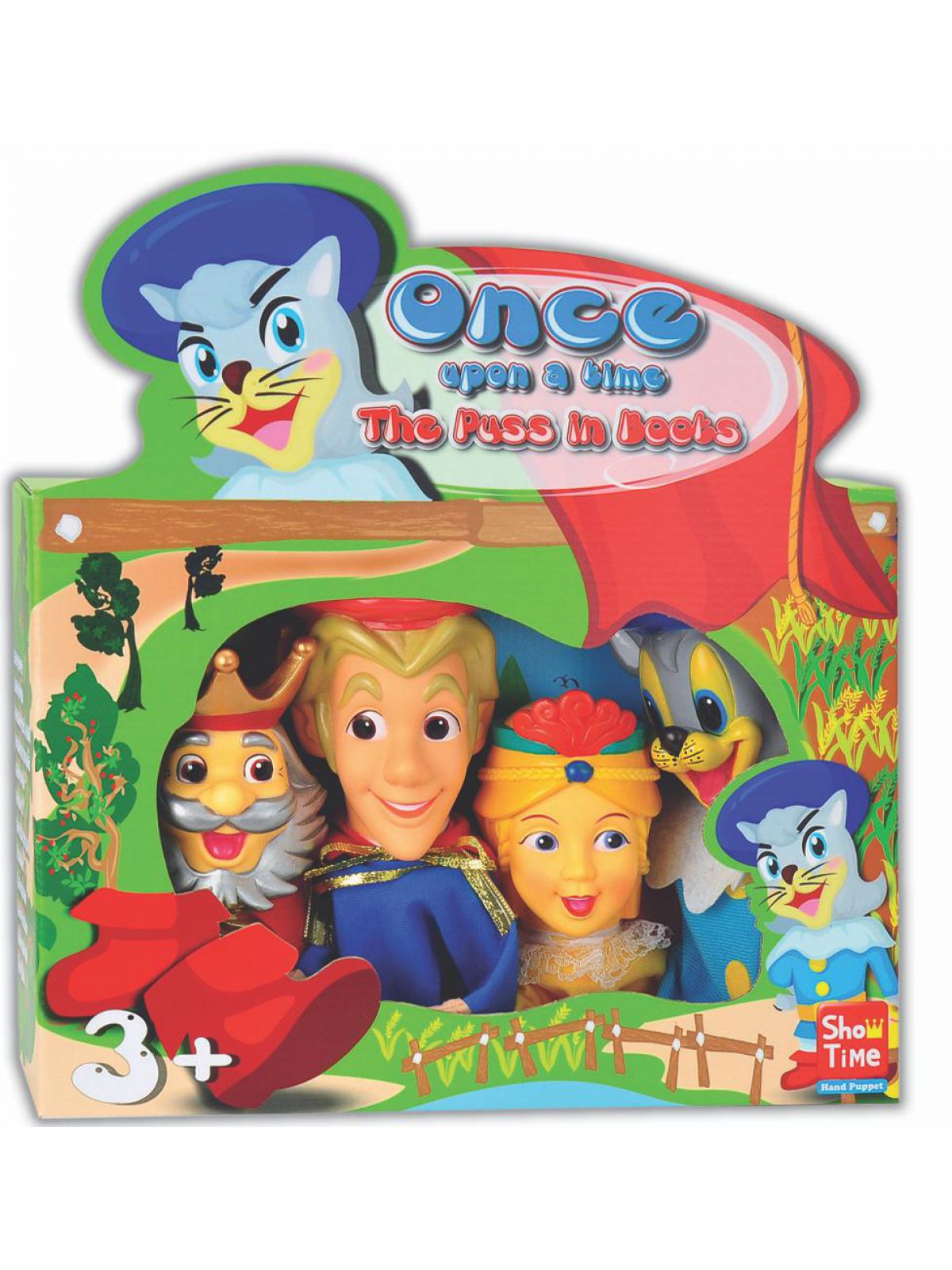 4 בובות תאטרון במארז