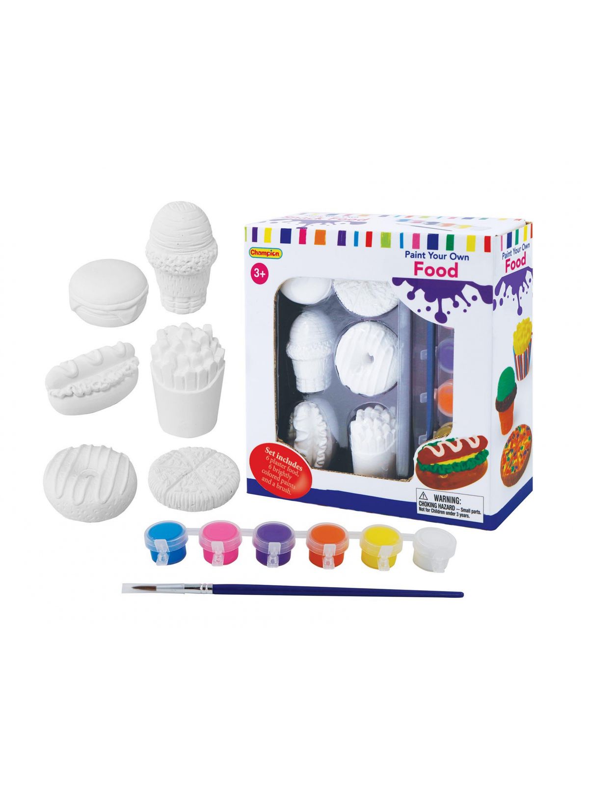 סט גבס עם צבעים אוכל