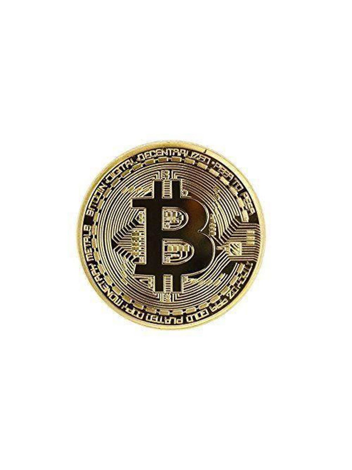 מדליית ביטקוין זהב