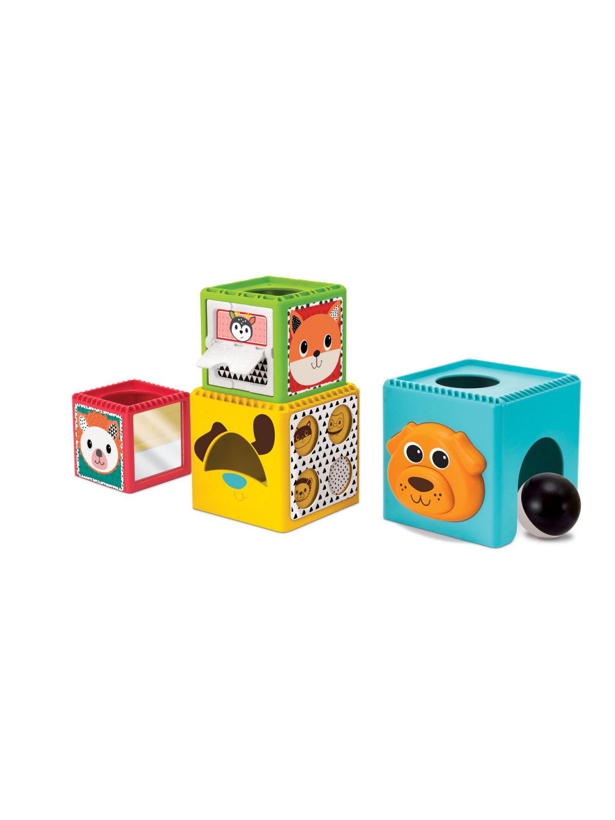 מגדל קוביות חיות