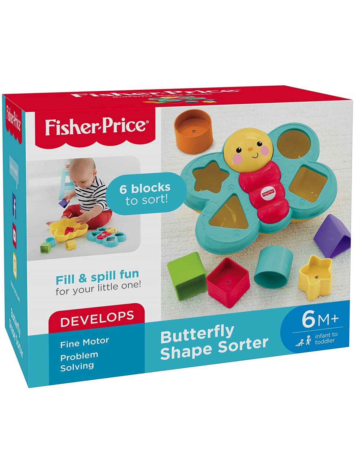 פישר פרייס פרפר התאם צורה