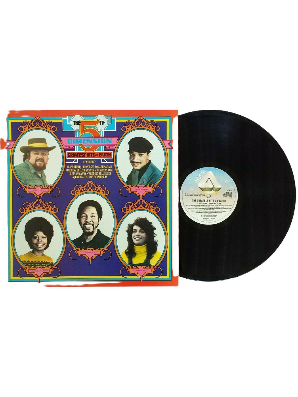 THE FITH DIMENSION GREATEST HITS ON EARTH LP