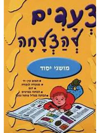 צעדים להצלחה מושגי יסוד