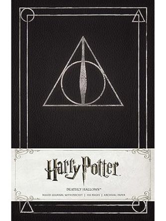 HARRY POTTER DEATHLY HALLOWS HARDCOVER RULED JOURNAL