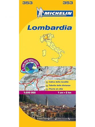 ITALY LOMBARDIA 353 MAP 07-08ED
