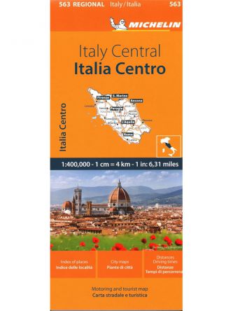 ITALY CENTRAL  MICHELIN MAP 563