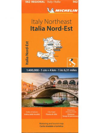 ITALY NORTHEAST MICHELIN MAP 562