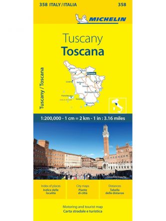 TOSCANA MICHELIN MAP 358