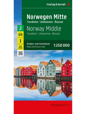NORWAY CENTRAL FREYTAG MAP