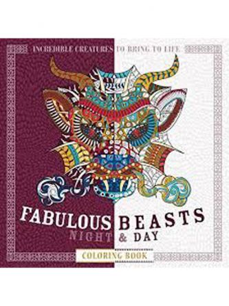 FABULOUS BEASTS NIGHT & DAY COLORING BOOK