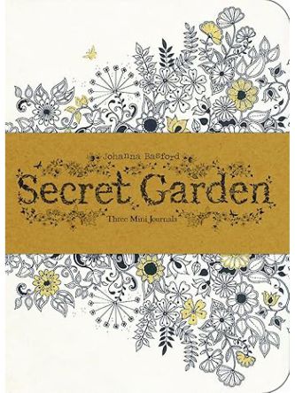 SECRET GARDEN THREE MINI JOURNALS