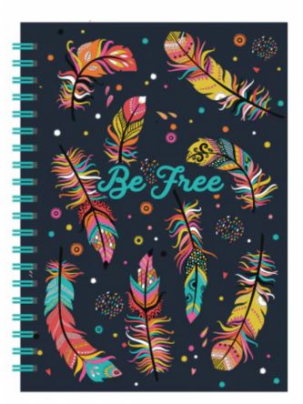 COLORFUL FEATHERS JOURNAL