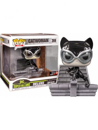 פופ דלוקס קאטוומן קולקציית ג’ים לי בשחור-לבן - Funko POP The Batman