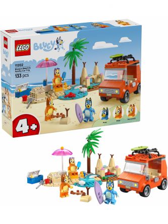החוף של בלואי וטיול רכב משפחתי לגו 11202 LEGO BLUEY