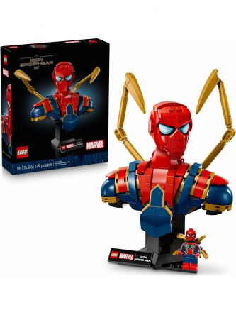 פסל ראש של איירון ספיידרמן לגו LEGO Super Heroes Marvel 76326