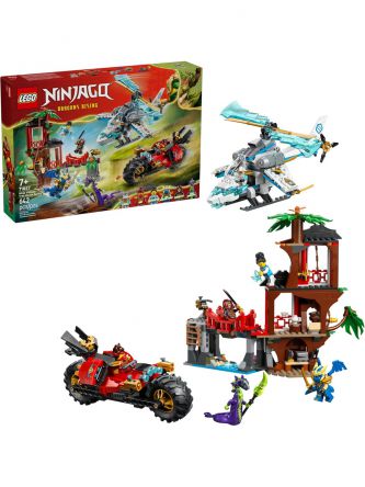 קרב על בית העץ עם רכבי נינגה לגו LEGO Ninjago 71857