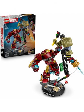 קרב אייקוני האלקבאסטר נגד הענק הירוק לגו LEGO Super Heroes Marvel 76343
