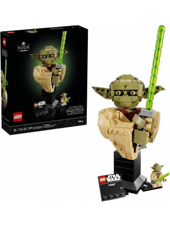 פסל של יודה מלחמת הכוכבים לגו LEGO Star Wars 75438