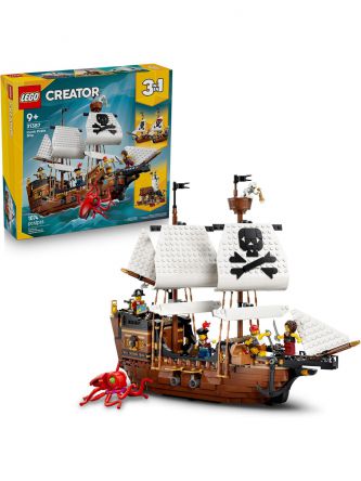 ספינת פיראטים איקונית 3 ב 1 לגו LEGO Creator 31387