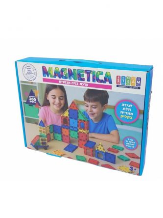 מגנטיקה ערכת בנייה מגנטית 100 חלקים ערכת בסיס