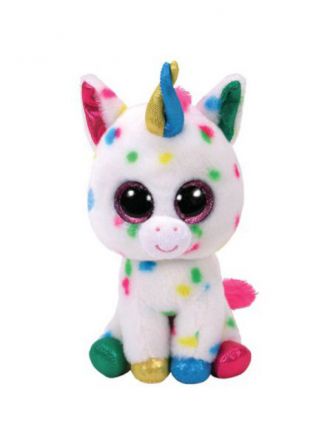 בובת TY עיניים גדולות קטנה (S) הרמוני כתמים חד קרן