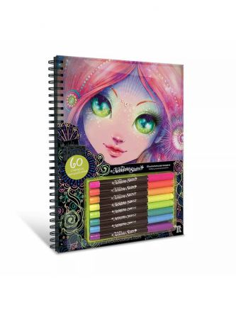 נבולוס ספר צביעה גדול שחור D