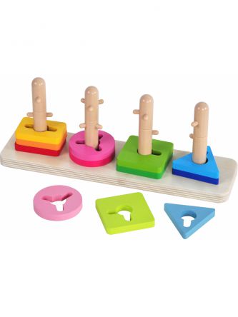 משחק התאם צורה עץ