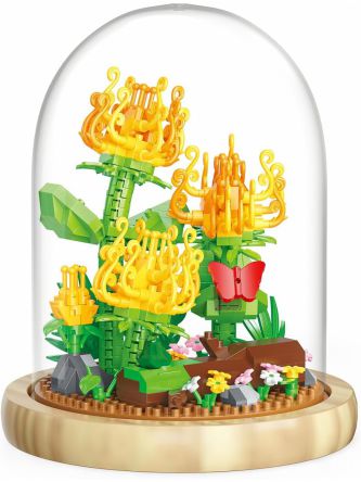 רודבקיה מוזהבת משחק הרכבה פלוראל ארט 611 חלקים