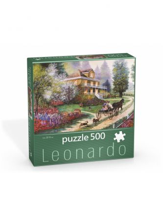 פאזל טיול כרכרה בגן הפורח 500 חלקים