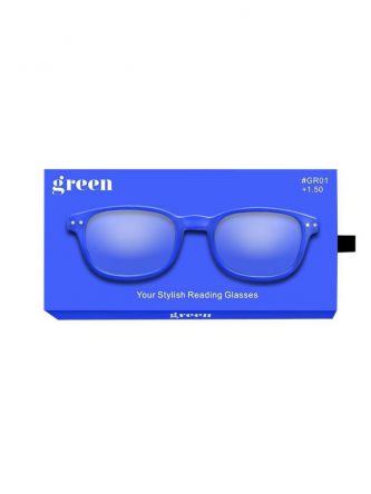 משקפי קריאה דגם GR01 צבע כחול מידה 1.00+
